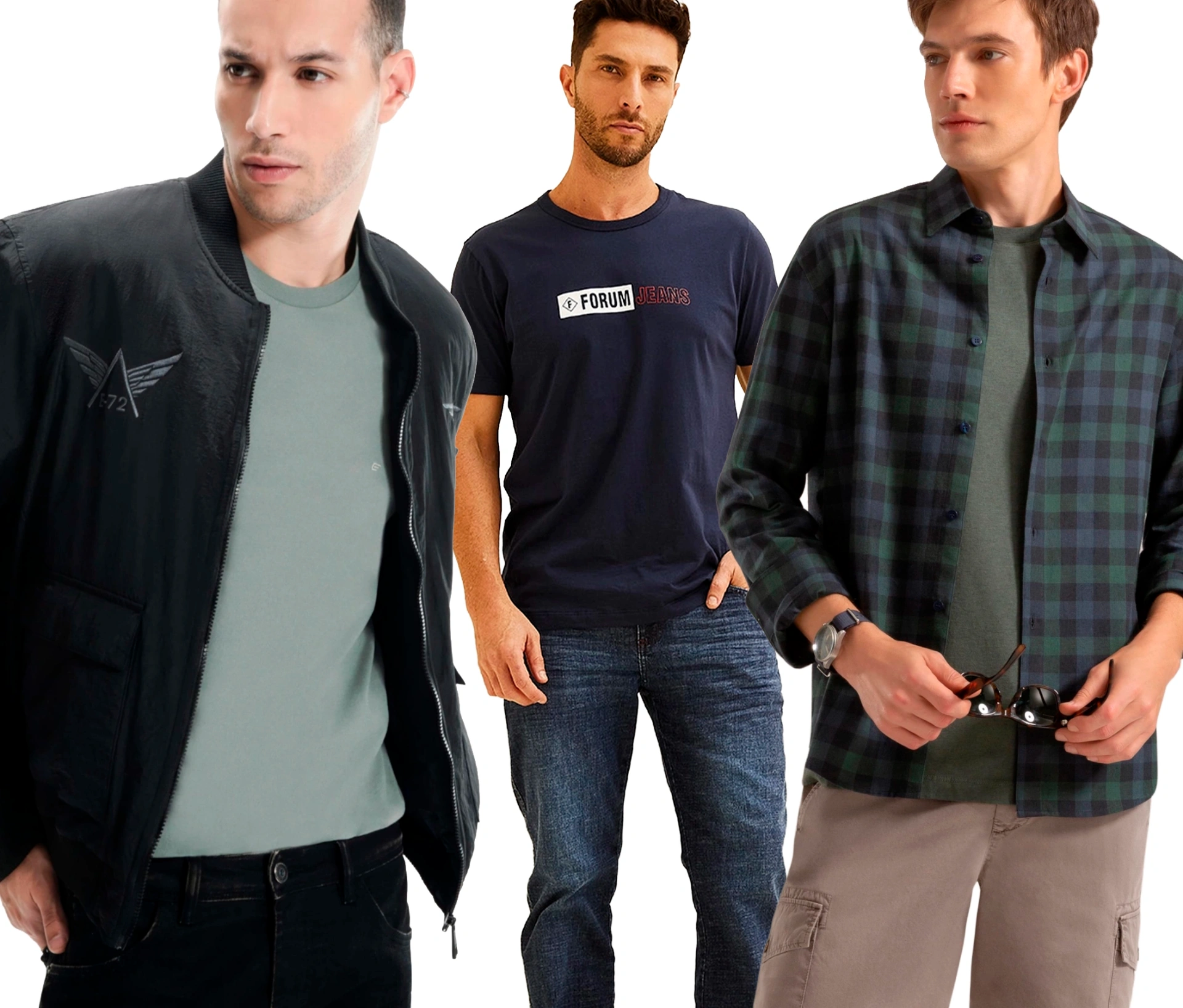 Camisa masculina produzida com acabamento premium